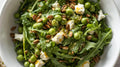 Side Arugula Salad, Grilled Corn, Goat Cheese, Sunflower Seeds, Honeyed Pear Vinaigrette