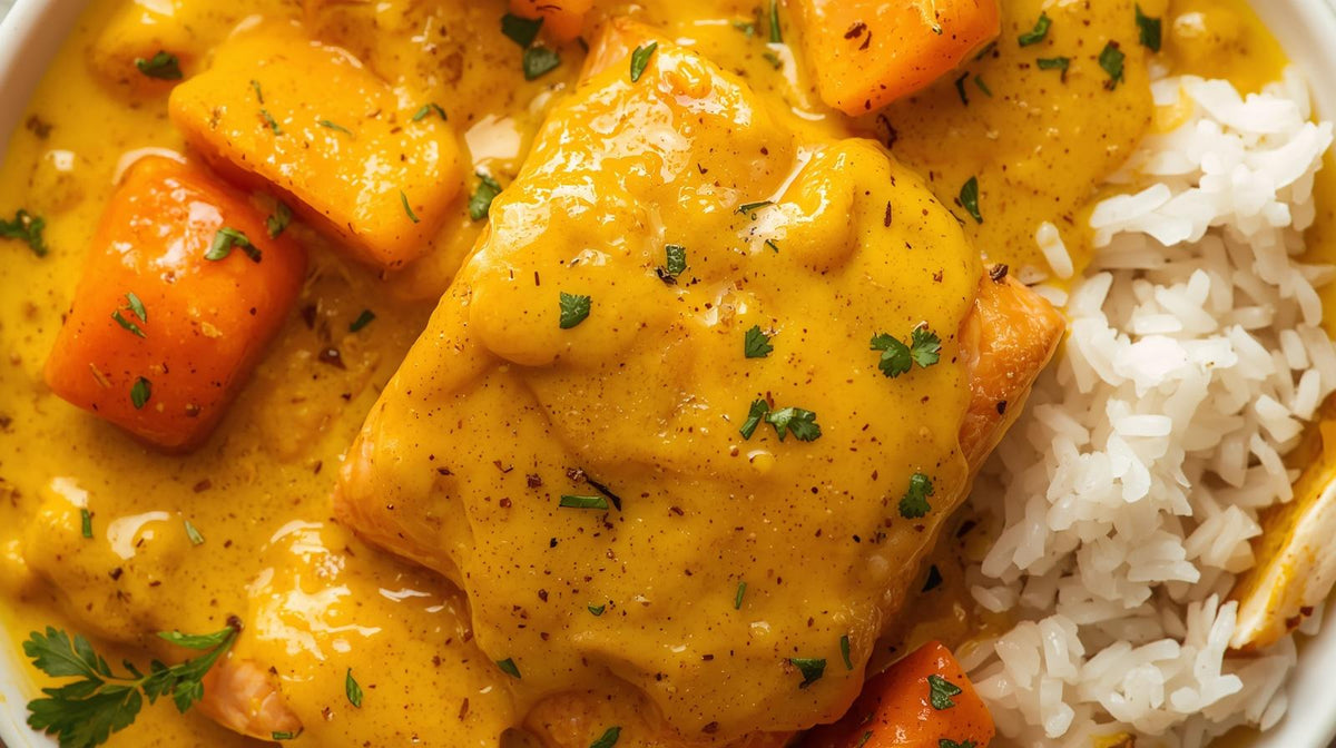 Coconut Miso Salmon