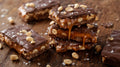 GF/Vegan Peanut Caramel and Chocolate Bar