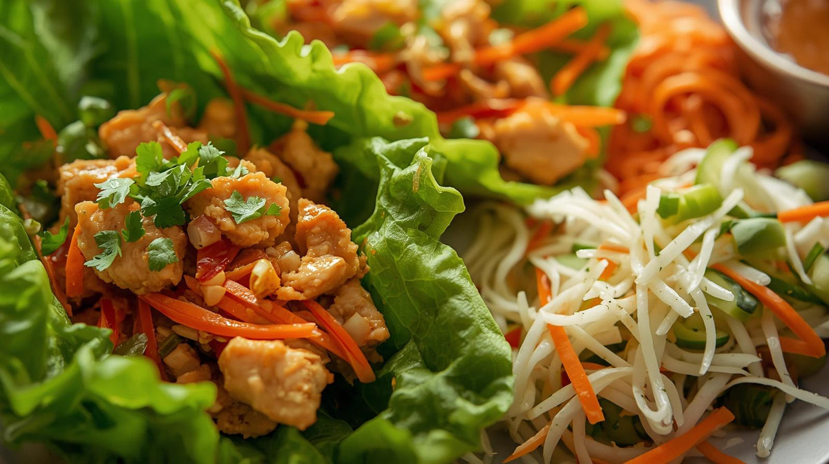 Thai Chicken Lettuce Wraps