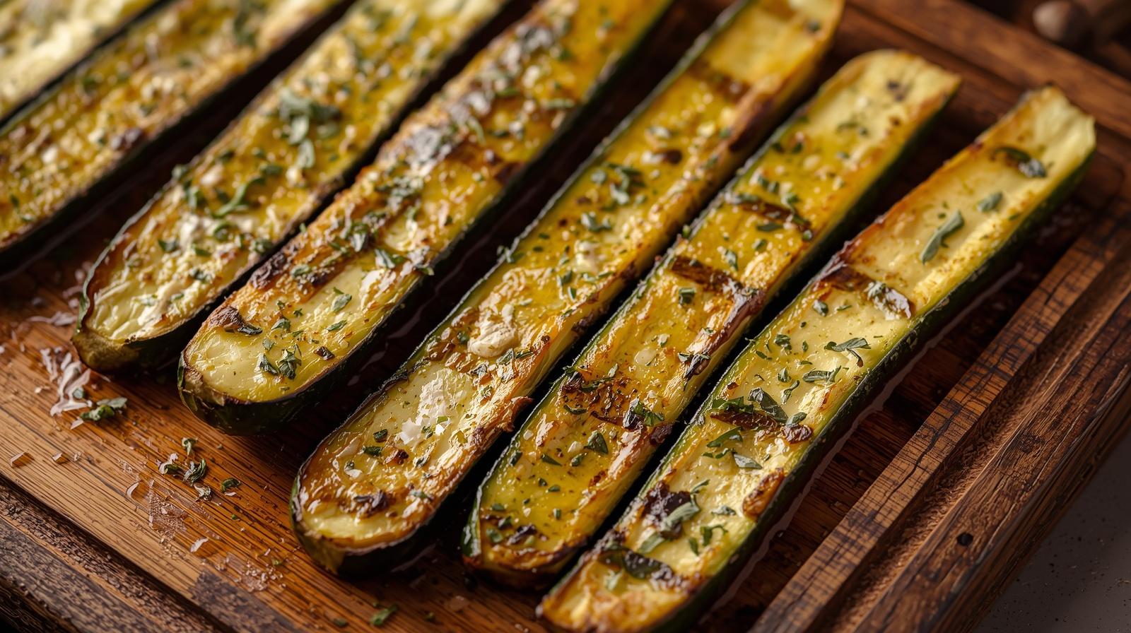 Creamy Tuscan Zucchini, Basil