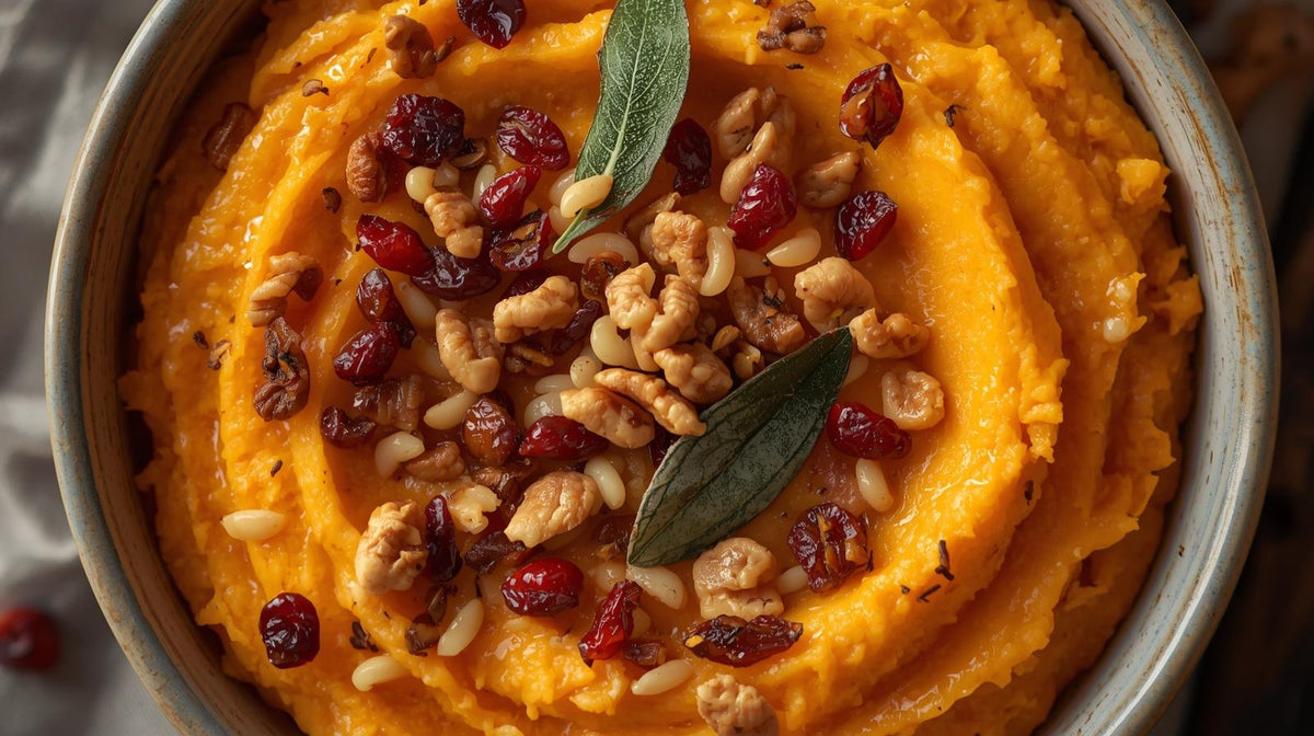 Savory Mashed Sweet Potatoes
