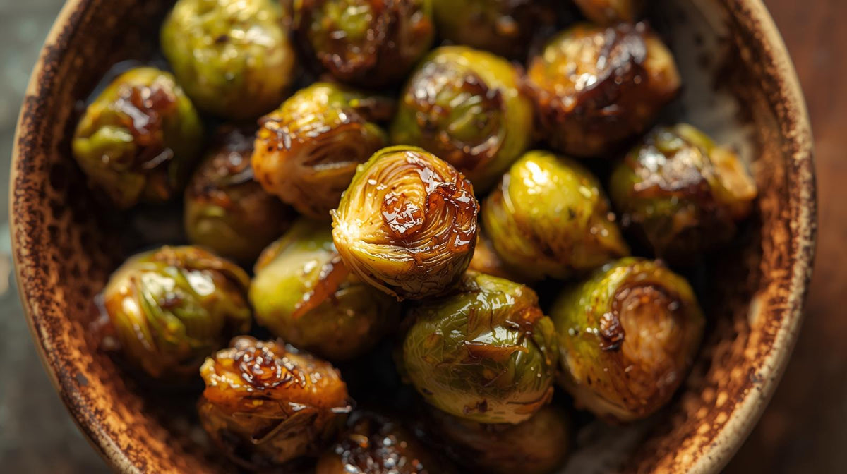Side Cider Roasted Brussels Sprouts & Apples