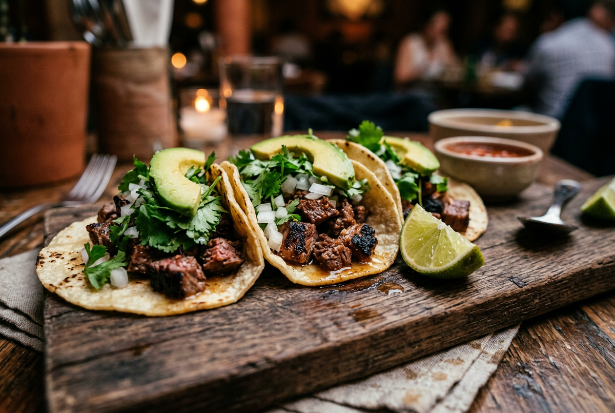 Family Style Carne Asada Tacos