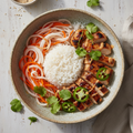 Chicken Bahn Mi BowlPickled Carrots & Radish, Steamed Rice, Cilantro, Shaved Jalapeno