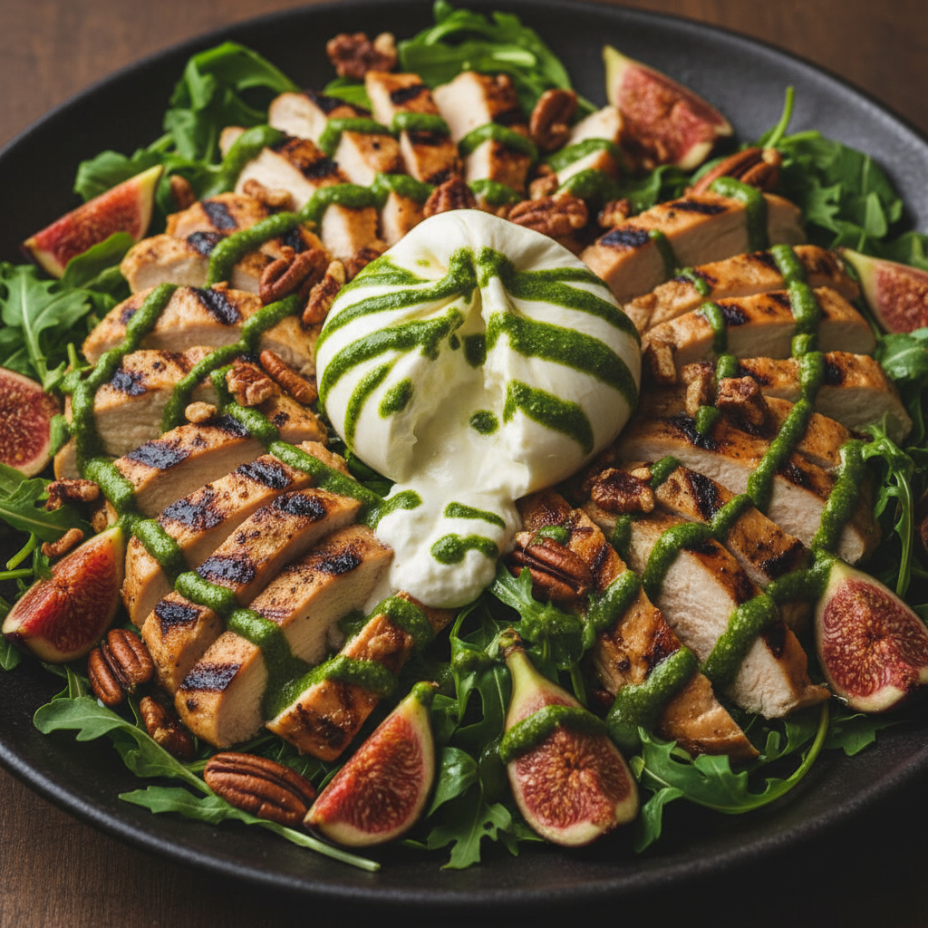 Fresh Fig and Grilled Chicken Salad