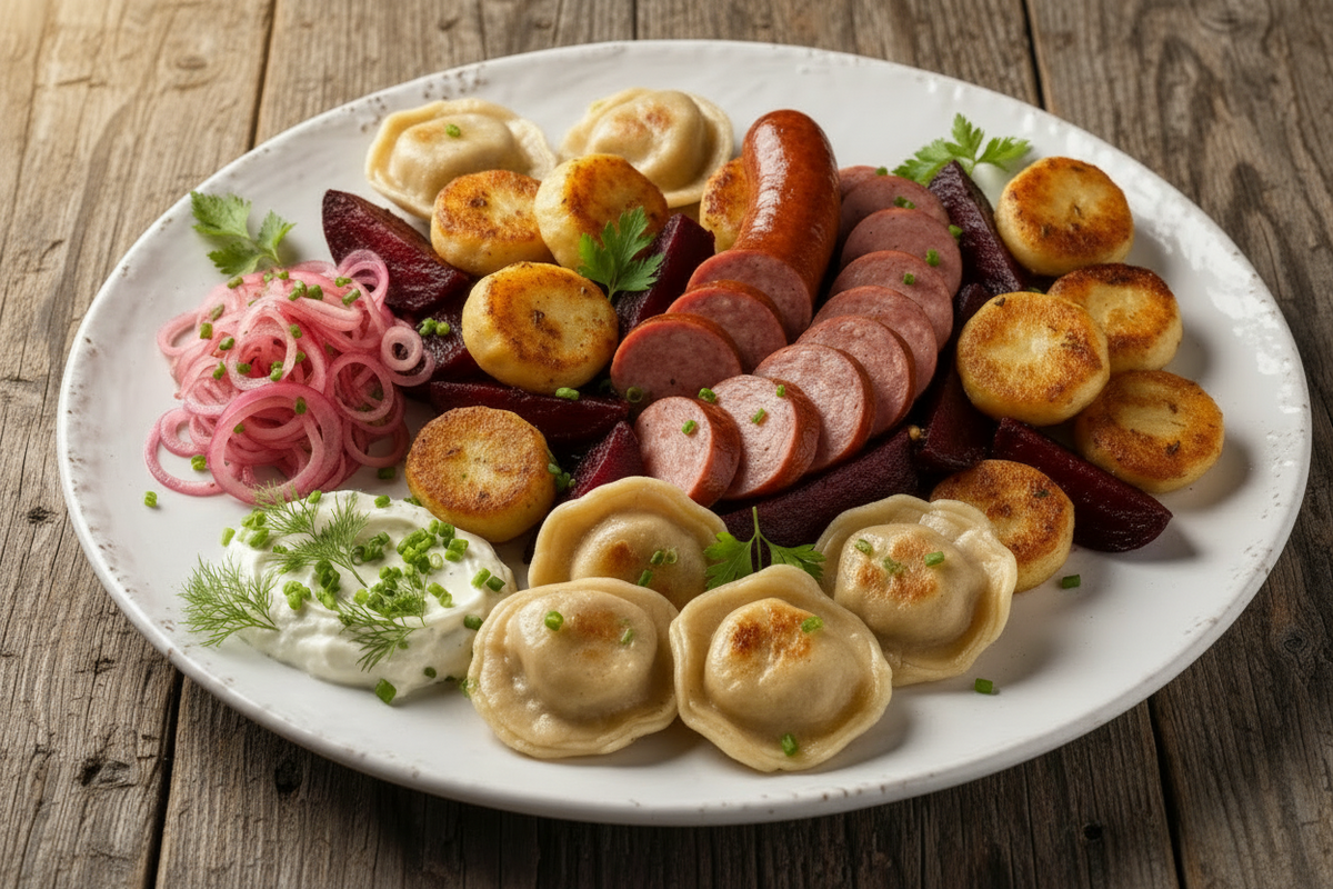 Kielbasa Sausage Platter