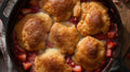 Peach-Rhubarb Cobbler