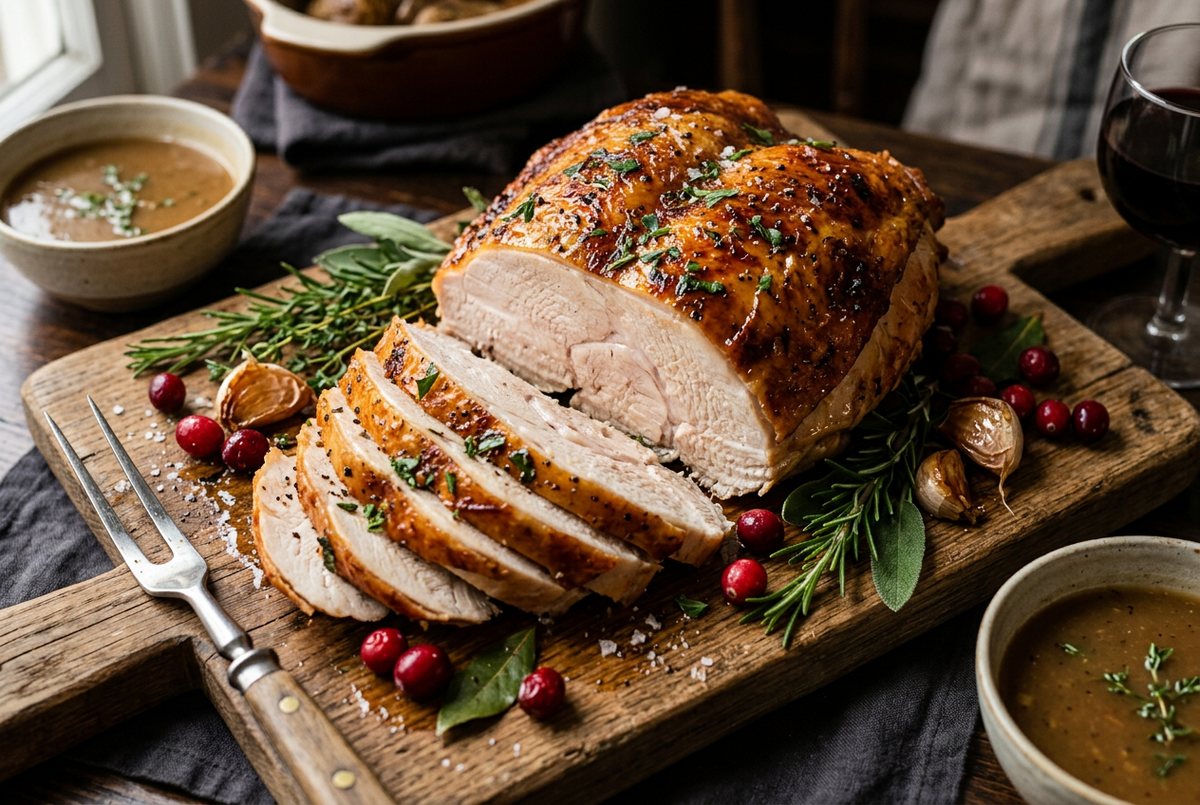 Apple Cider-Brined Turkey Breast