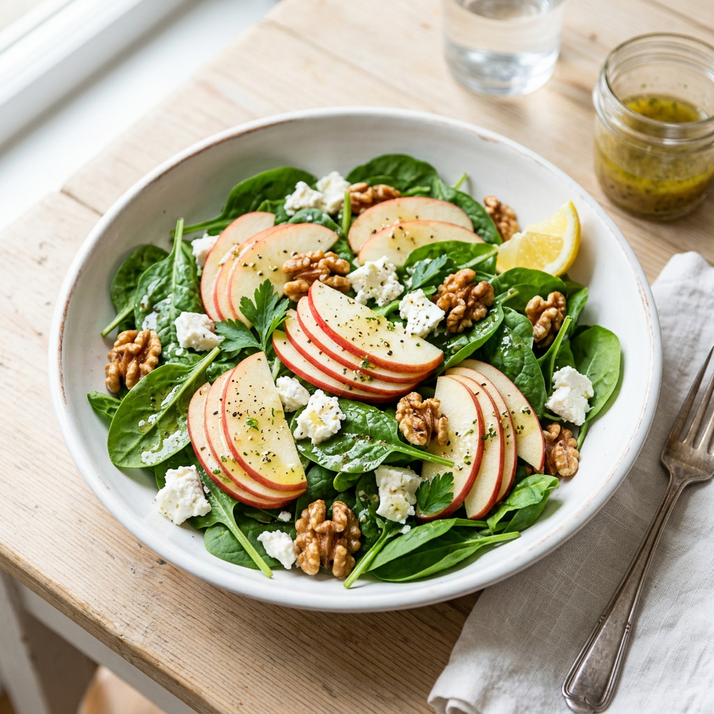 Side Spinach & Apple Salad