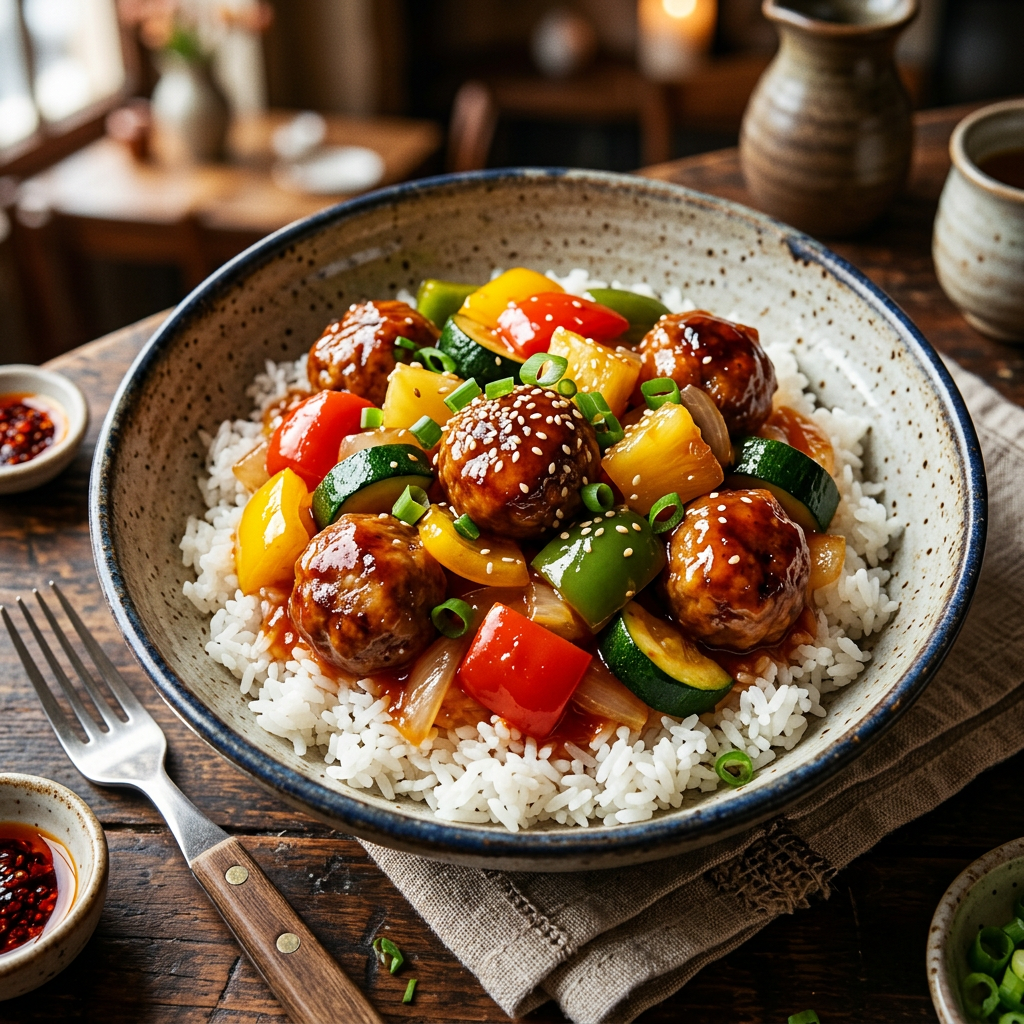 Sweet and Sour Meatballs